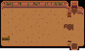 Ruined shop interior