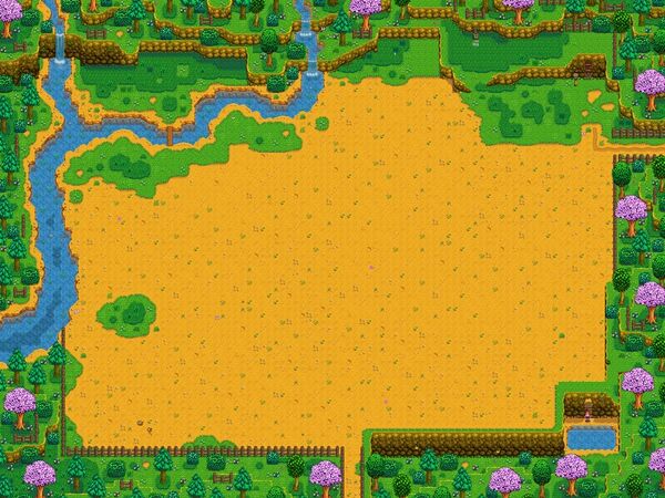 Map of the original new farm for Stoffton