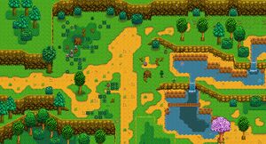 Map of Crossroads in Stoffton